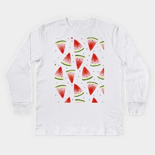 Watermelons for your summer Kids Long Sleeve T-Shirt